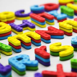 Foam Magnetic Letters